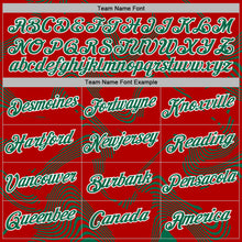 Загрузить изображение в средство просмотра галереи, Custom Stitched Red Kelly Green-White 3D Pattern Design Curve Lines Sports Pullover Sweatshirt Hoodie