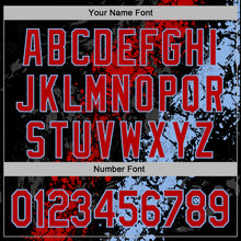 Charger l'image dans la galerie, Custom Stitched Black Red-White 3D Pattern Design Splash Sports Pullover Sweatshirt Hoodie