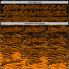 Загрузить изображение в средство просмотра галереи, Custom Stitched Black Bay Orange 3D Pattern Design Line Sports Pullover Sweatshirt Hoodie