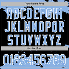 Charger l'image dans la galerie, Custom Stitched Black Light Blue-White 3D Pattern Design Fragment Sports Pullover Sweatshirt Hoodie