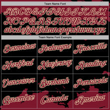 Charger l'image dans la galerie, Custom Stitched Black Crimson-Cream 3D Pattern Design Fragment Sports Pullover Sweatshirt Hoodie