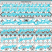 Load image into Gallery viewer, Custom Stitched White Lakes Blue-White 3D Christmas Ugly Sweater Sports Pullover Sweatshirt Hoodie