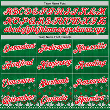 Load image into Gallery viewer, Custom Stitched Green Red-White 3D Christmas Sports Pullover Sweatshirt Hoodie