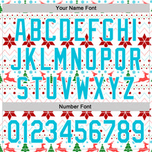 Load image into Gallery viewer, Custom Stitched White Lakes Blue-White 3D Christmas Ugly Sweater Sports Pullover Sweatshirt Hoodie