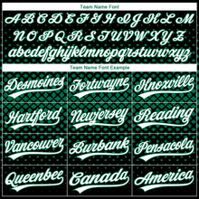 Load image into Gallery viewer, Custom Stitched Black White-Kelly Green 3D Pattern Design Geometrico Graph Sports Pullover Sweatshirt Hoodie