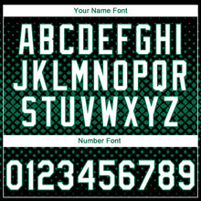 Load image into Gallery viewer, Custom Stitched Black White-Kelly Green 3D Pattern Design Geometrico Graph Sports Pullover Sweatshirt Hoodie