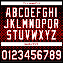 Load image into Gallery viewer, Custom Stitched Black White-Red 3D Pattern Design Geometrico Graph Sports Pullover Sweatshirt Hoodie