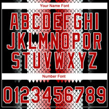 Load image into Gallery viewer, Custom Stitched Black Red-White 3D Pattern Design Geometrico Graph Sports Pullover Sweatshirt Hoodie