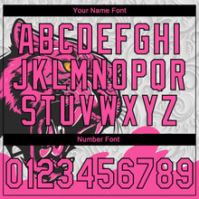 Load image into Gallery viewer, Custom Stitched Gray Pink-Black 3D Pattern Design Leopardo Sports Pullover Sweatshirt Hoodie