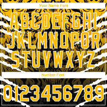 Load image into Gallery viewer, Custom Stitched Black Gold-White 3D Pattern Design Leopardo Sports Pullover Sweatshirt Hoodie