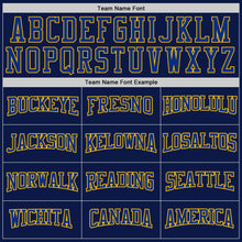 Charger l'image dans la galerie, Custom Navy Royal-Gold 3D Pattern Design Game Day St.Louis Inspired Sports Pullover Sweatshirt Hoodie