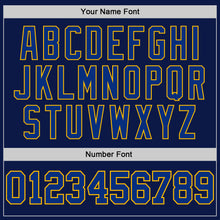 Charger l'image dans la galerie, Custom Navy Royal-Gold 3D Pattern Design Game Day St.Louis Inspired Sports Pullover Sweatshirt Hoodie