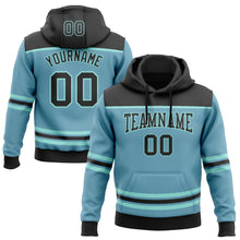 Charger l'image dans la galerie, Custom Shadow Blue Black-Ice Blue 3D Pattern Design Game Day Seattle Inspired Sports Pullover Sweatshirt Hoodie