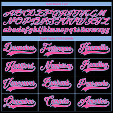 Загрузить изображение в средство просмотра галереи, Custom Black Pink-Light Blue 3D Pattern Fragment Art Hockey Lace Neck Jersey