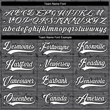 Charger l'image dans la galerie, Custom Steel Gray White-Black 3D Pattern Fragment Art Hockey Lace Neck Jersey