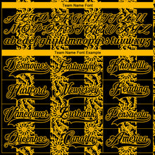 Загрузить изображение в средство просмотра галереи, Custom Black Gold-White 3D Pattern Abstract Shape Hockey Lace Neck Jersey