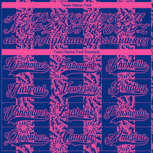 Charger l'image dans la galerie, Custom Royal Pink-White 3D Pattern Abstract Shape Hockey Lace Neck Jersey