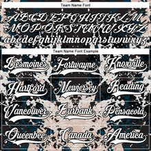 Загрузить изображение в средство просмотра галереи, Custom Black White-Light Pink 3D Pattern Abstract Grunge Hockey Lace Neck Jersey