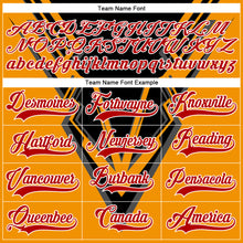 Загрузить изображение в средство просмотра галереи, Custom Black Red Gold-White 3D Pattern Cyber Mecha E-sport Hockey Jersey