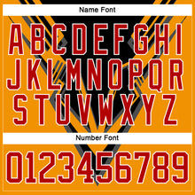 Загрузить изображение в средство просмотра галереи, Custom Black Red Gold-White 3D Pattern Cyber Mecha E-sport Hockey Jersey