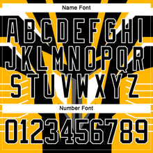 Загрузить изображение в средство просмотра галереи, Custom Black Gold Brown-White 3D Pattern Cyber Mecha E-sport Hockey Jersey