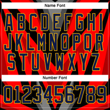 Загрузить изображение в средство просмотра галереи, Custom Orange Navy Black Gray-Gold 3D Pattern Cyber Mecha E-sport Hockey Jersey