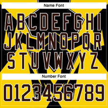 Загрузить изображение в средство просмотра галереи, Custom Black Brown Yellow-White 3D Pattern Cyber Mecha E-sport Hockey Jersey