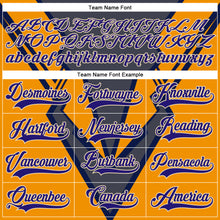 Загрузить изображение в средство просмотра галереи, Custom Gray Dark Purple Yellow Cream-White 3D Pattern Cyber Mecha E-sport Hockey Jersey