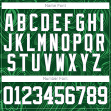 Charger l'image dans la galerie, Custom Green White-Gray 3D Splash Art Hockey Lace Neck Jersey