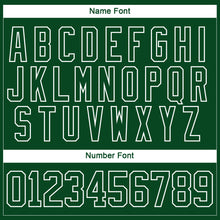 Charger l'image dans la galerie, Custom Gold Green-White 3D Pattern Geometric Shape Hockey Lace Neck Jersey