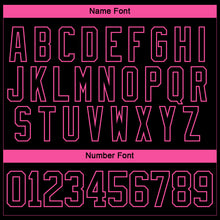 Load image into Gallery viewer, Custom Black Pink-White 3D Splash Art Hockey Lace Neck Jersey