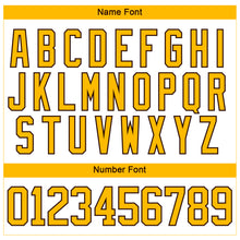 Laden Sie das Bild in den Galerie-Viewer, Custom White Gold-Brown 3D Splash Art Hockey Lace Neck Jersey