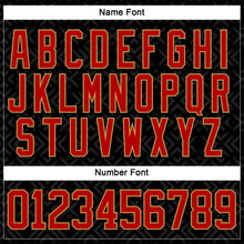 Charger l'image dans la galerie, Custom Black Red-Old Gold 3D Pattern Native Americans Tribal Indigenous People Hockey Lace Neck Jersey