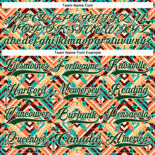 Laden Sie das Bild in den Galerie-Viewer, Custom Green Cream 3D Pattern Native Americans Tribal Indigenous People Hockey Lace Neck Jersey