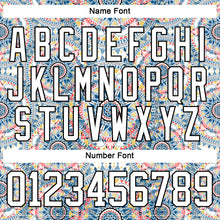 Load image into Gallery viewer, Custom White Black 3D Pattern Native Americans Tribal Indigenous People Hockey Lace Neck Jersey