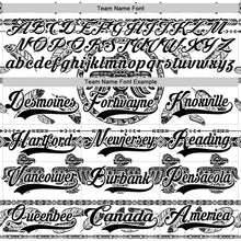 Load image into Gallery viewer, Custom White Black 3D Pattern Native Americans Tribal Indigenous People Hockey Lace Neck Jersey