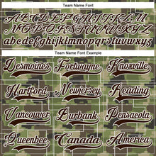 Charger l'image dans la galerie, Custom Camo Brown-White 3D Camouflage Pixel Hockey Lace Neck Jersey
