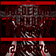 Charger l'image dans la galerie, Custom Stitched Black Red-White 3D Pattern Design E-sports Pullover Sweatshirt Hoodie