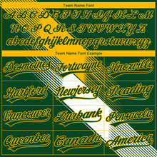Загрузить изображение в средство просмотра галереи, Custom Stitched Green Gold-White 3D Pattern Design E-sports Pullover Sweatshirt Hoodie