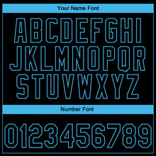 Charger l'image dans la galerie, Custom Stitched Black Sky Blue 3D Pattern Design E-sports Pullover Sweatshirt Hoodie