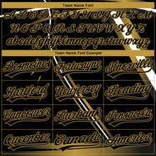 Charger l'image dans la galerie, Custom Stitched Black Old Gold-White 3D Pattern Design E-sports Pullover Sweatshirt Hoodie