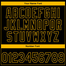 Laden Sie das Bild in den Galerie-Viewer, Custom Stitched Black Gold 3D Pattern Design E-sports Pullover Sweatshirt Hoodie