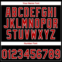 Charger l'image dans la galerie, Custom Stitched Black Red-White 3D Pattern Design E-sports Pullover Sweatshirt Hoodie