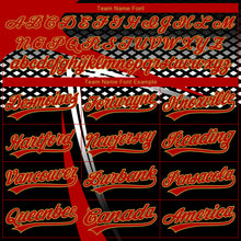 Charger l'image dans la galerie, Custom Stitched Red Black Old Gold-White 3D Pattern Design E-sports Pullover Sweatshirt Hoodie