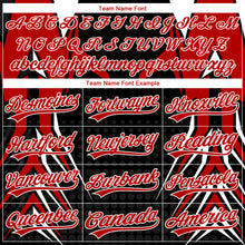 Charger l'image dans la galerie, Custom Stitched Red Black-White 3D Pattern Design E-sports Pullover Sweatshirt Hoodie