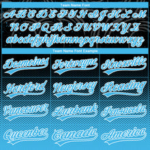 Загрузить изображение в средство просмотра галереи, Custom Stitched Black Sky Blue-White 3D Pattern Design Knight Pullover Sweatshirt Hoodie