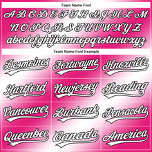 Load image into Gallery viewer, Custom Stitched Hot Pink White-Black 3D Pattern Design Religion The Virgin Mary Pullover Sweatshirt Hoodie