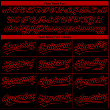 Load image into Gallery viewer, Custom Stitched Black Red 3D Skull Pattern Pullover Sweatshirt Hoodie