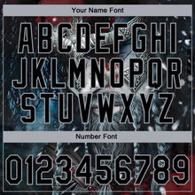 Charger l'image dans la galerie, Custom Stitched Black Gray 3D Pattern Design Viking Pullover Sweatshirt Hoodie