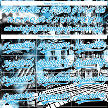 Charger l'image dans la galerie, Custom Stitched Black Sky Blue-White 3D Pattern Design Religion Praying Hands Pullover Sweatshirt Hoodie